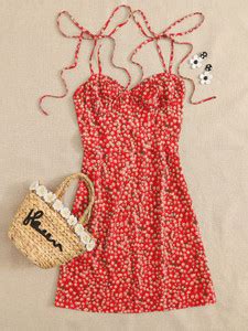 Aahwan Women A-line Red Mini/Short Dress - Buy Aahwan Women A-line Red ...