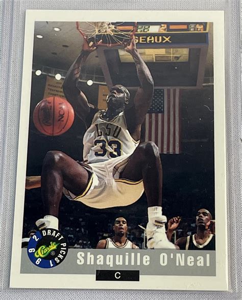 Shaquille O'neal Rookie Card