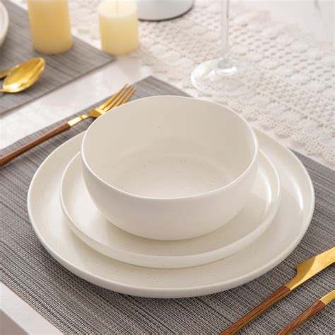 Snapklik.com : AmorArc Ceramic Dinnerware Sets, Wavy Rim Stoneware ...