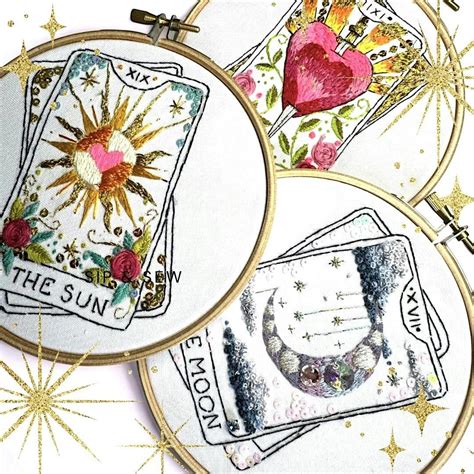 Tarot Card Embroidery Workshop at The Sutton Arms, Farringdon, The ...