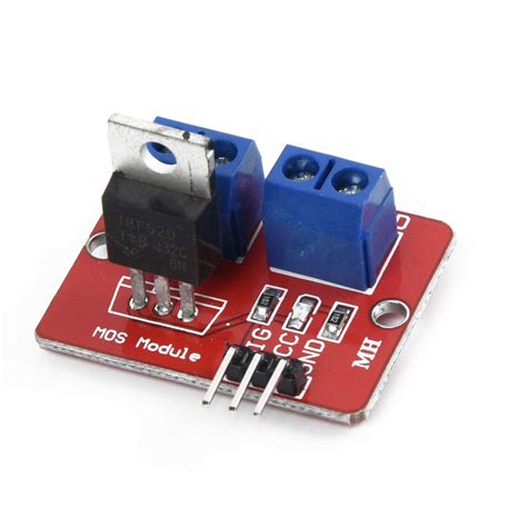 RANDWICK Driver Module 33.4 * 25.6mm 1 pcs IRF520 MOSFET MOS for ...