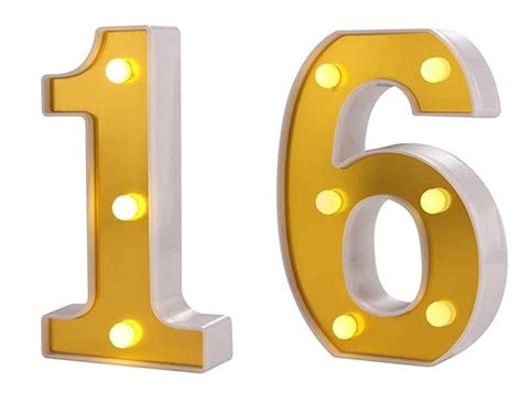 Image result for LED Numbers 16