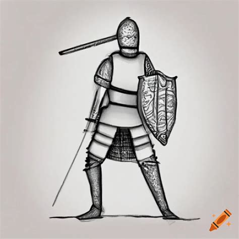 Chivalry illustration with a knight helping a lady on Craiyon