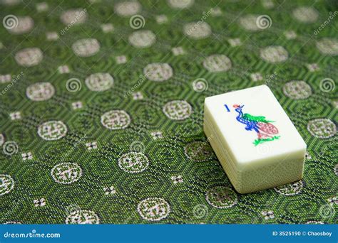 Mah Jong Tile stock photo. Image of green, chinese, jong - 3525190
