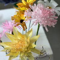 Edible paper flowers - Decorated Cake by D Cake - CakesDecor