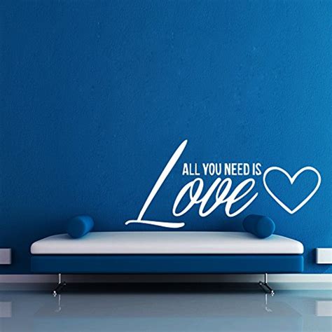 Decor Kafe 'Need is Love' Wall Sticker (PVC Vinyl, 81.28 cm x 35.56 cm ...