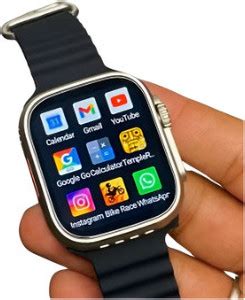 zora T800 BT watch 2 Inch Big Screen Sunlight Proof Display Insta WA ...