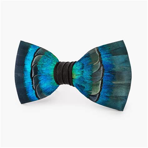 Pheasant Feather Bow Tie | Charleston Bow Tie | Brackish Brand
