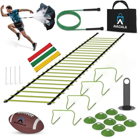 Amazon.com : Speed & Agility Training Equipment - 22 Piece Set ...