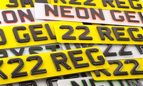 Reg Plate Stickers