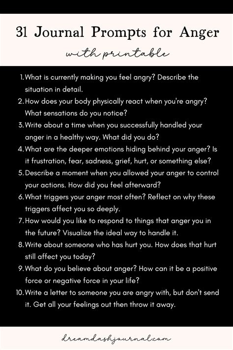 Image result for Anger Journal Prompts