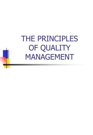 Image result for Development of Quality Management Principles