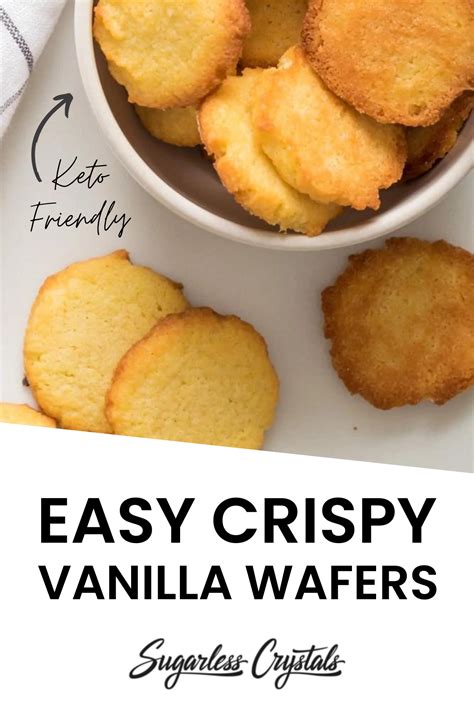 The Best Copycat Keto Vanilla Wafers | Recipe | Sugar free cookies ...