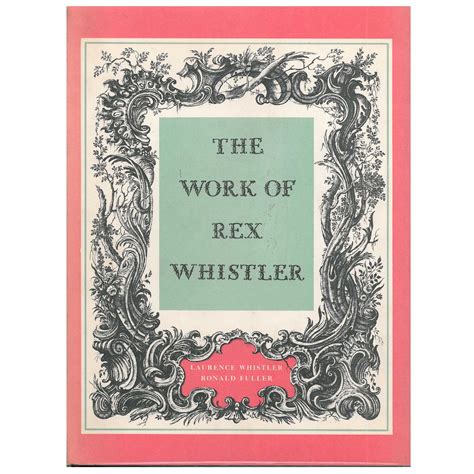 "The Work of Rex Whistler" Book For Sale at 1stDibs