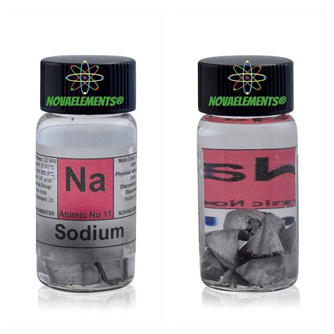 Sodium Metal Element 11 Sample, 99.8% Pure 1 Gram Under Mineral Oil ...
