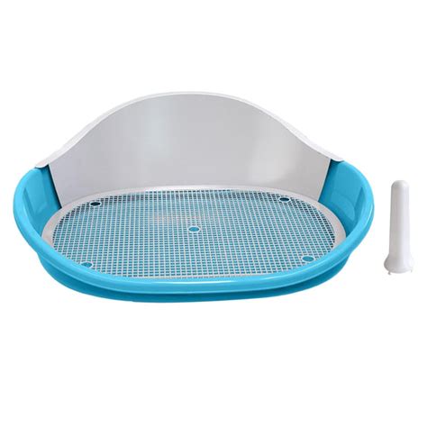 ⚡️Buy Maxbell Dog Toilet with Urinary Column Dog Litter Tray Mesh Grids ...