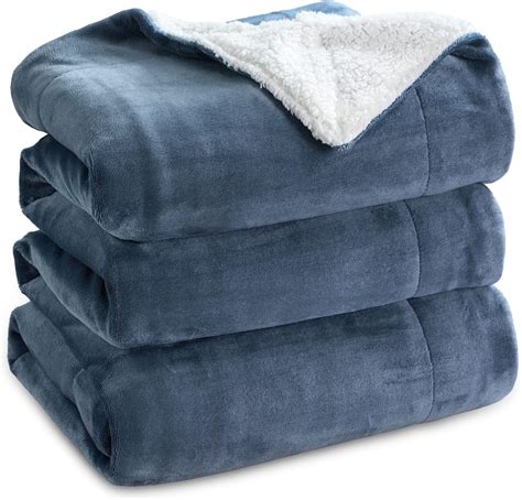 Amazon.com: Bedsure GentleSoft Sherpa Fleece Blankets King Size for Bed ...