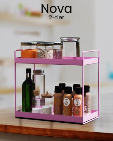 WonderStand NIMBUS | 2-Tier Countertop Spice Rack Storage Shelf ...