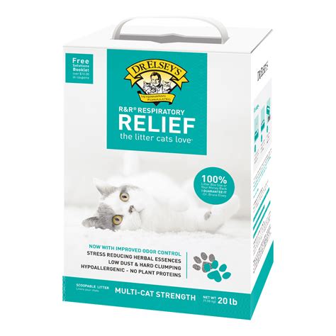 Dr. Elsey's R&R Soothing & Stress Reducing Clumping Clay Cat Litter, 20 ...