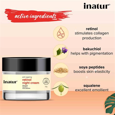 Buy Retinol Anti-Ageing Night Cream - 50g | inatur – Inatur