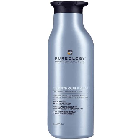 Amazon.com: Pureology Strength Cure Blonde Purple Shampoo for Blonde ...