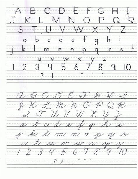 Printable Zaner Bloser Handwriting Paper - Printable Word Searches