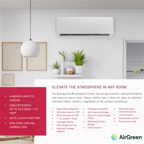 Gree Vireo Gen3 | 12 000 BTU | Mini Split Sans Conduit | Montréal