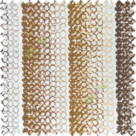 Dark brown cream gold color vertical stripes circles texture finished ...