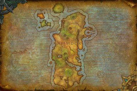 The new Kalimdor and Eastern Kingdom map : wow