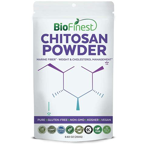 Biofinest Chitosan Powder - 1000mg, Gluten-Free, India | Ubuy