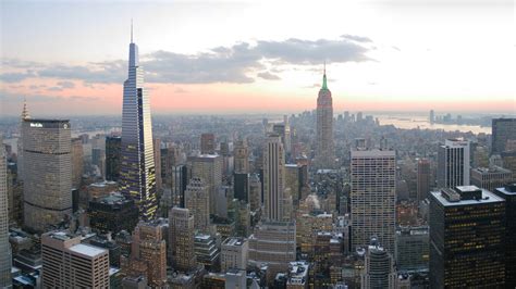 美国纽约市摩天大楼鸟瞰图高清图片下载-正版图片502757427-摄图网