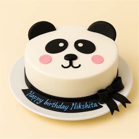 🐼 Cute Panda Birthday Cake – A Perfect Treat for Your Little One ...