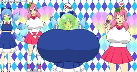 Cirno Bubblegum Breast Expansion by LXC808 on DeviantArt