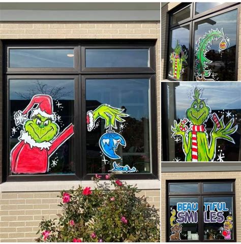 30 cute christmas window painting ideas – Artofit