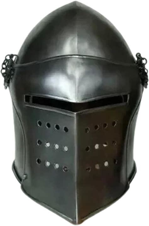 MedievalArmour Medieval Barbuta Black Helmet Knights Templar India | Ubuy