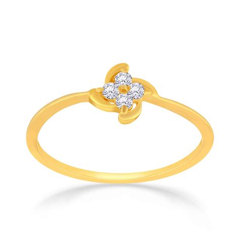 Malabar Gold & Diamonds 22KT Yellow Gold Ring for Women : Amazon.in ...