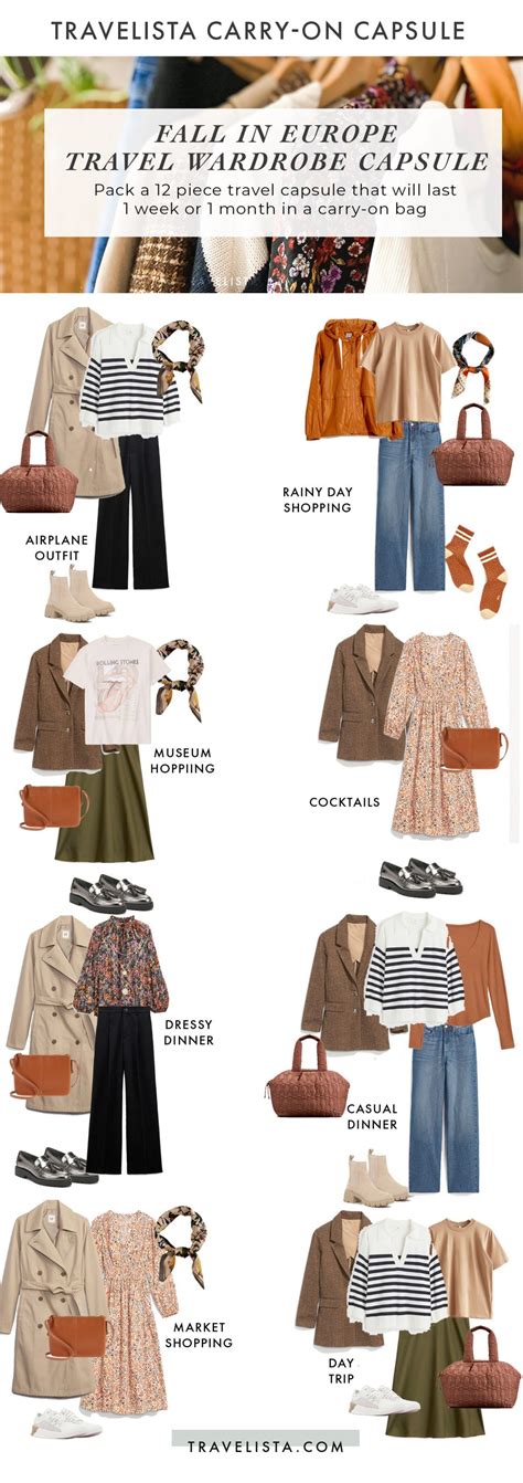 How to pack an 8 day Fall travel wardrobe capsule - Travelista | Fall ...