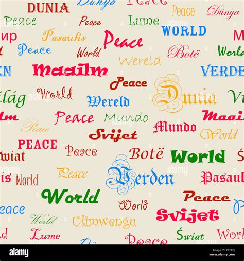 Peace In Different Languages Coloring Pages [2025]