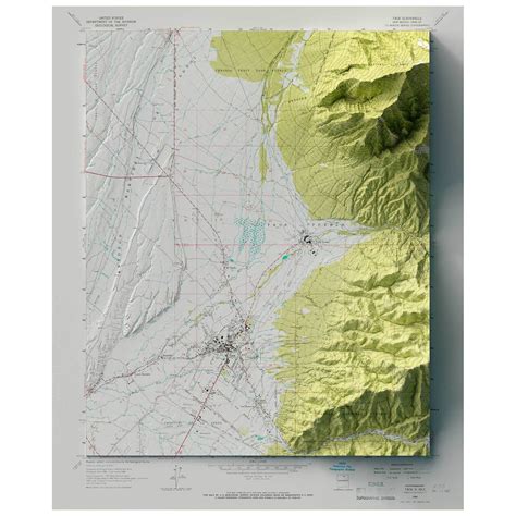 Taos, New Mexico Map • Scott Reinhard Maps