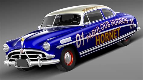 Hudson Hornet 1951-1954 3D Model by SQUIR