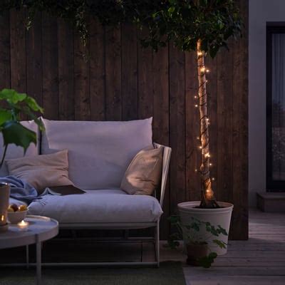 GETKÅL LED lighting chain, battery-operated outdoor, 4.5 m (1771/8") - IKEA