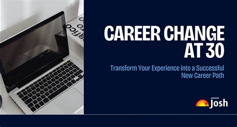 Career Change at 30: Transform Your Experience into a Successful New ...