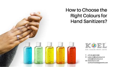 How to Choose the Right Colours for Hand Sanitizers? - Koel