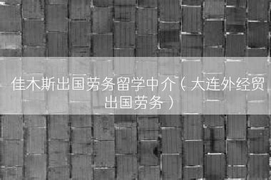 【黑龙江】2019海外学人龙江行走进佳木斯考察洽谈_欧美同学会