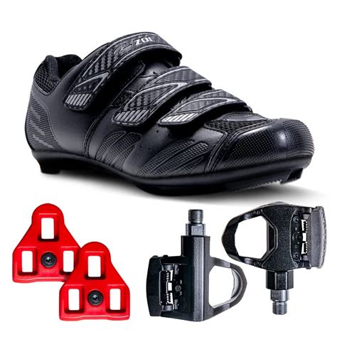 Buy Zol Stage Road Cycling Shoes With Road Look Delta Pedals and Cleats ...
