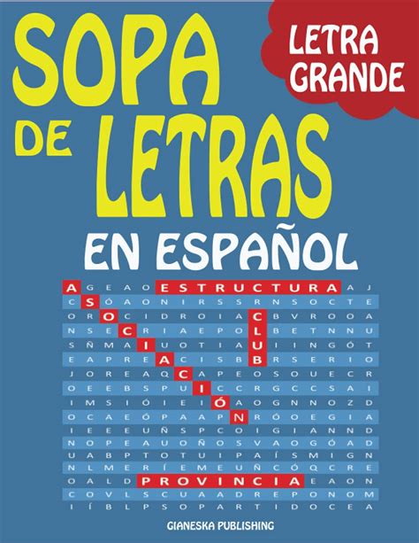 Sopa De Letras En Espanol Letra Grande 100 Busca Palabras | Desertcart ...