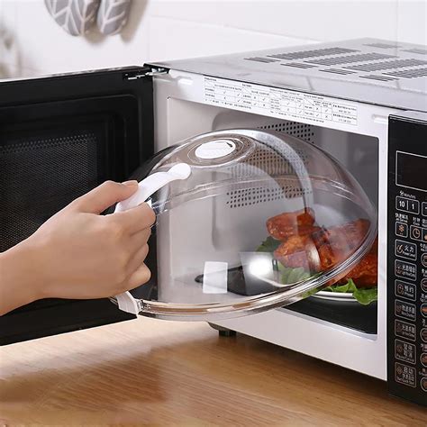 Buy WENWELL Microwave Splatter Cover for Food,Clear Like Glass ...