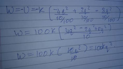 Calculate the work done to dissociate the system of 3 charges. - Brainly.in