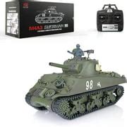 Buy Heng Long TK7.0 1/16 Scale Radio Remote Control US M4A3 Sherman ...
