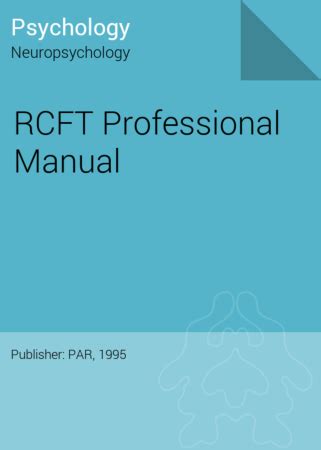 RCFT Professional Manual